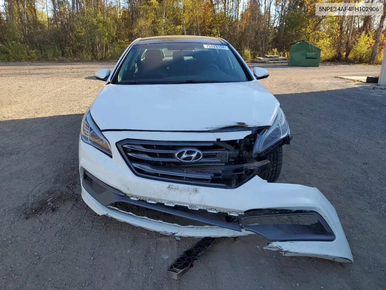 5NPE34AF4FH102906 2015 Hyundai Sonata Sport