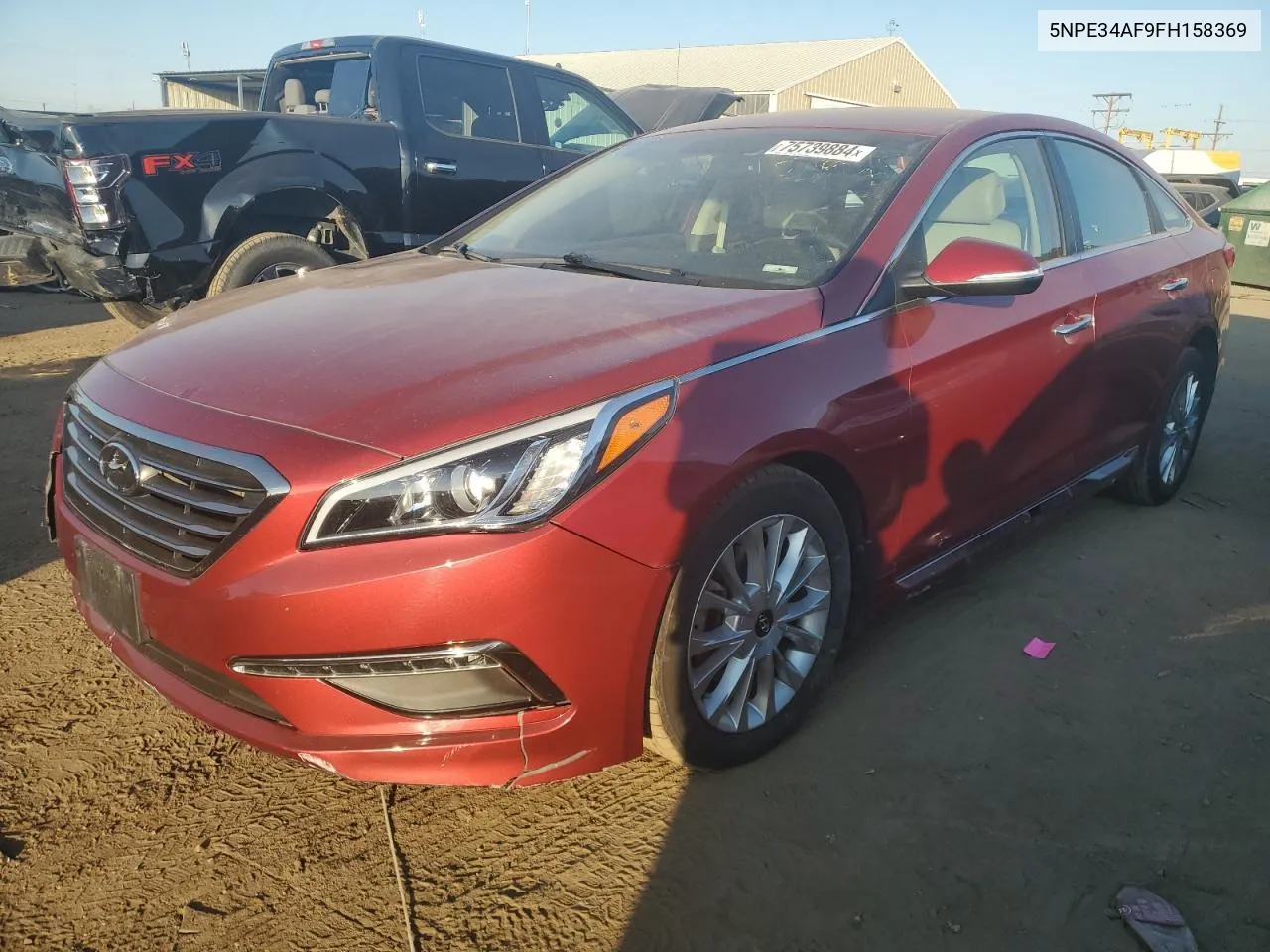 2015 Hyundai Sonata Sport VIN: 5NPE34AF9FH158369 Lot: 75739884