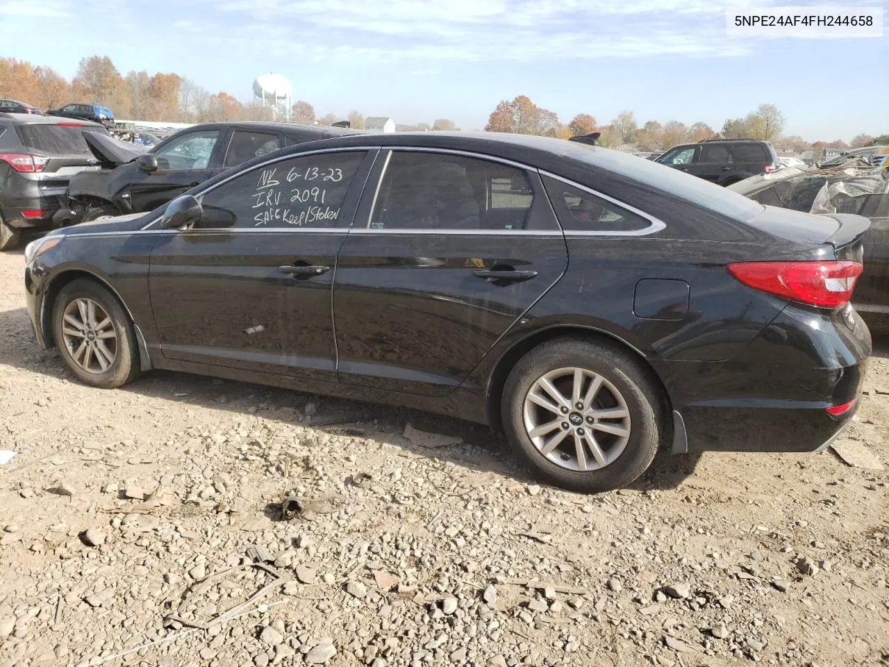 2015 Hyundai Sonata Se VIN: 5NPE24AF4FH244658 Lot: 75770793