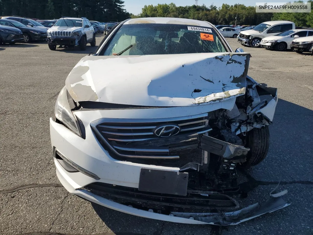 5NPE24AF9FH009558 2015 Hyundai Sonata Se