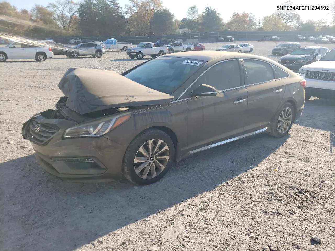 2015 Hyundai Sonata Sport VIN: 5NPE34AF2FH234692 Lot: 76018404