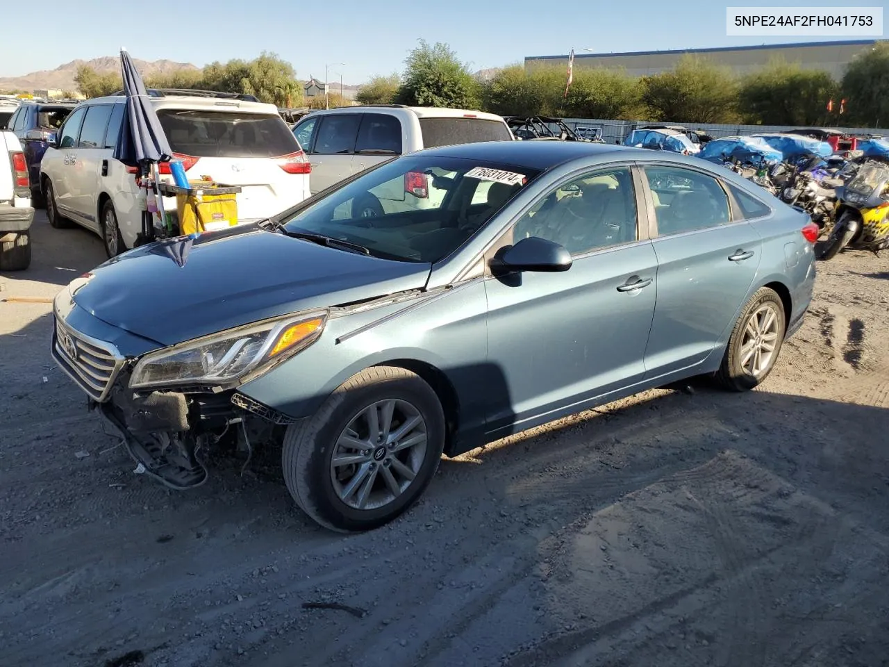 2015 Hyundai Sonata Se VIN: 5NPE24AF2FH041753 Lot: 76031074