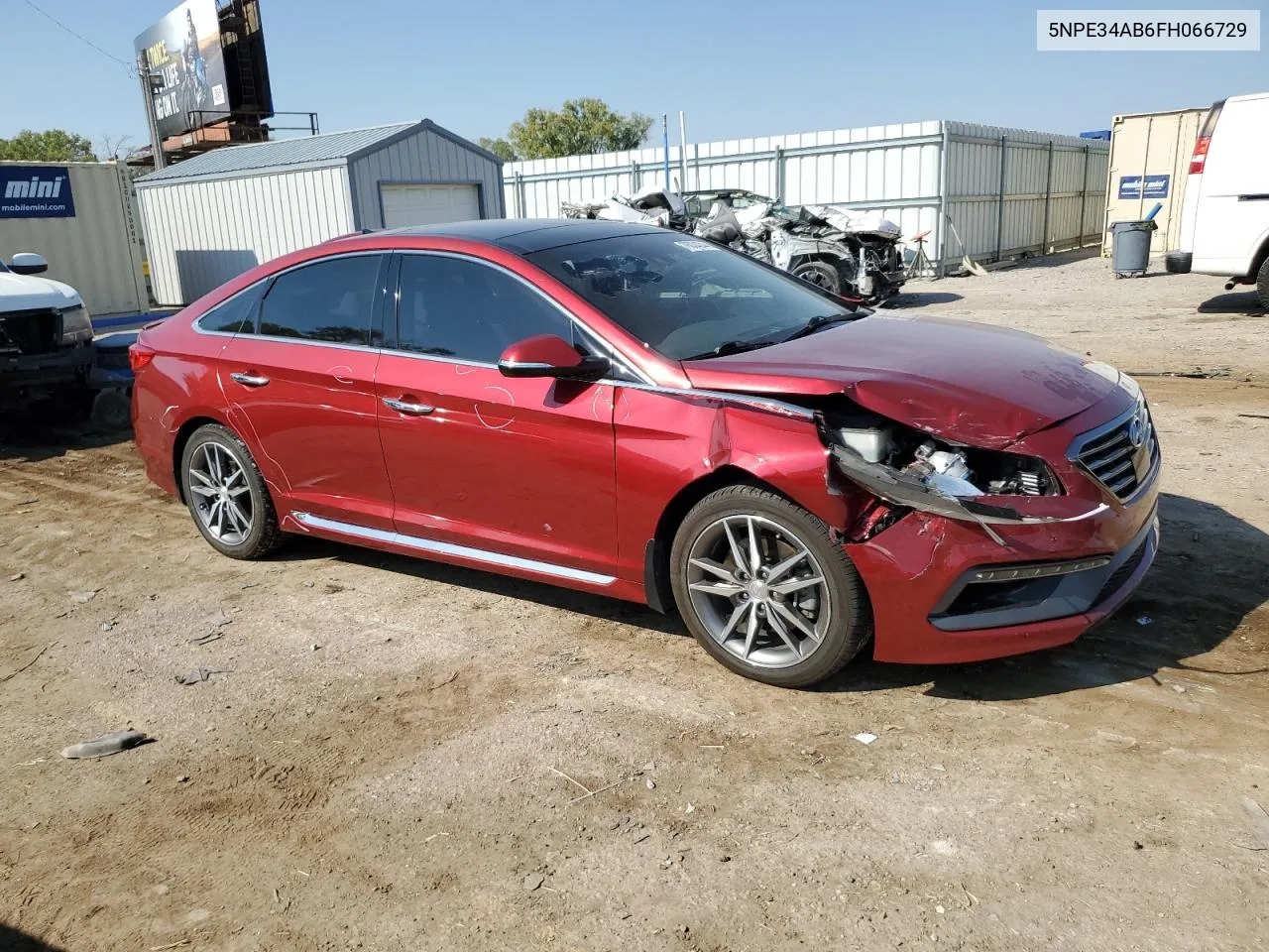 5NPE34AB6FH066729 2015 Hyundai Sonata Sport