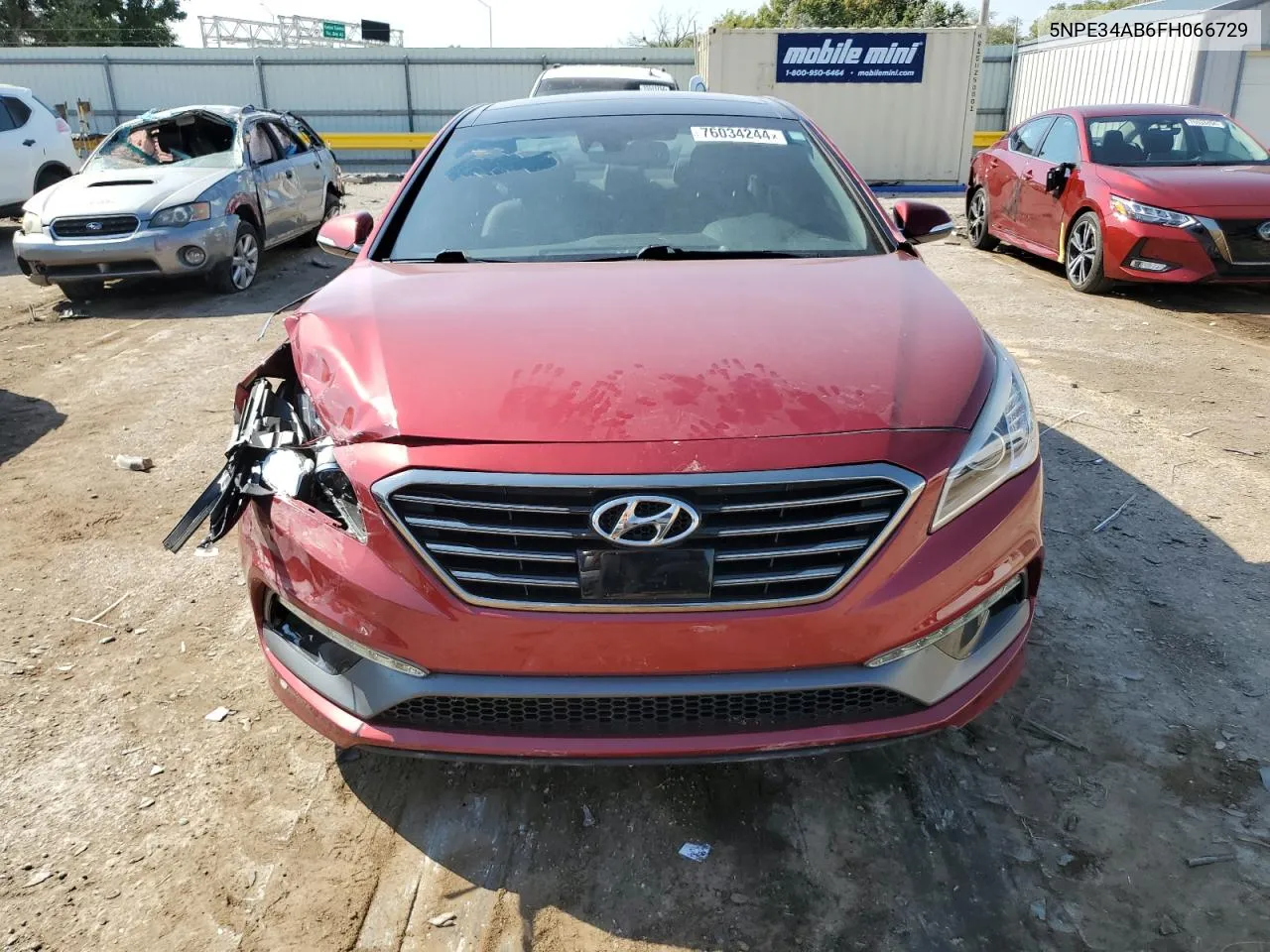 5NPE34AB6FH066729 2015 Hyundai Sonata Sport