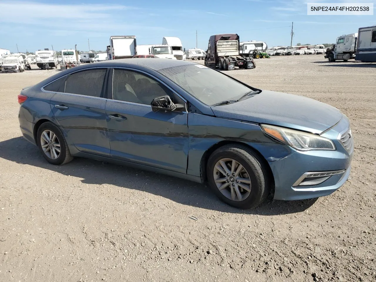 2015 Hyundai Sonata Se VIN: 5NPE24AF4FH202538 Lot: 76044064