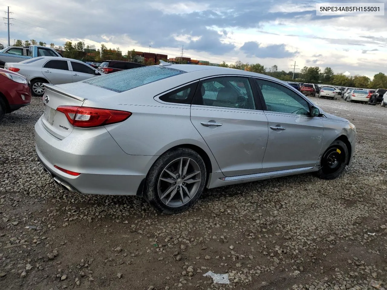 2015 Hyundai Sonata Sport VIN: 5NPE34AB5FH155031 Lot: 76052104