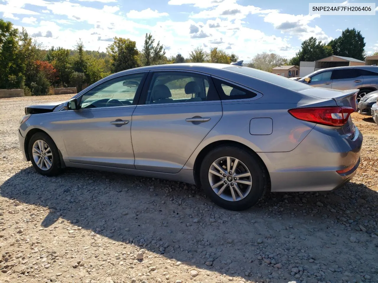 2015 Hyundai Sonata Se VIN: 5NPE24AF7FH206406 Lot: 76098774