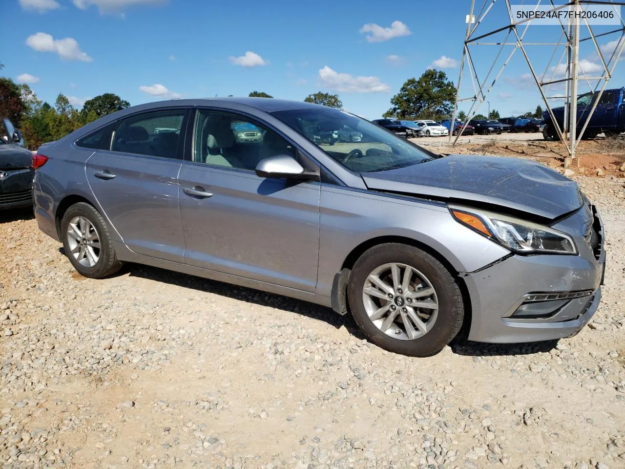 2015 Hyundai Sonata Se VIN: 5NPE24AF7FH206406 Lot: 76098774