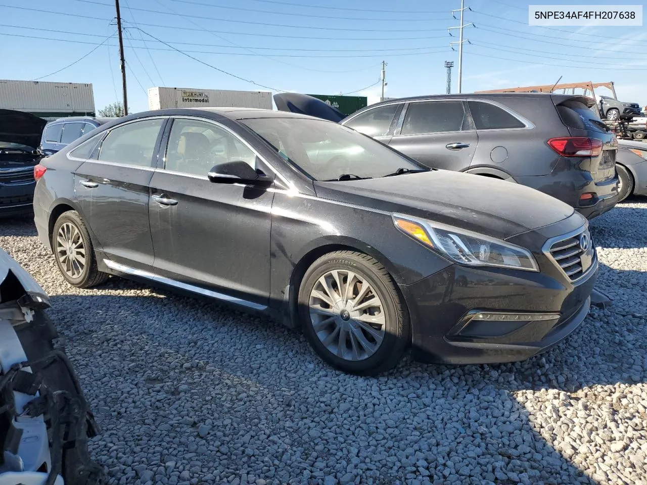 2015 Hyundai Sonata Sport VIN: 5NPE34AF4FH207638 Lot: 76108924