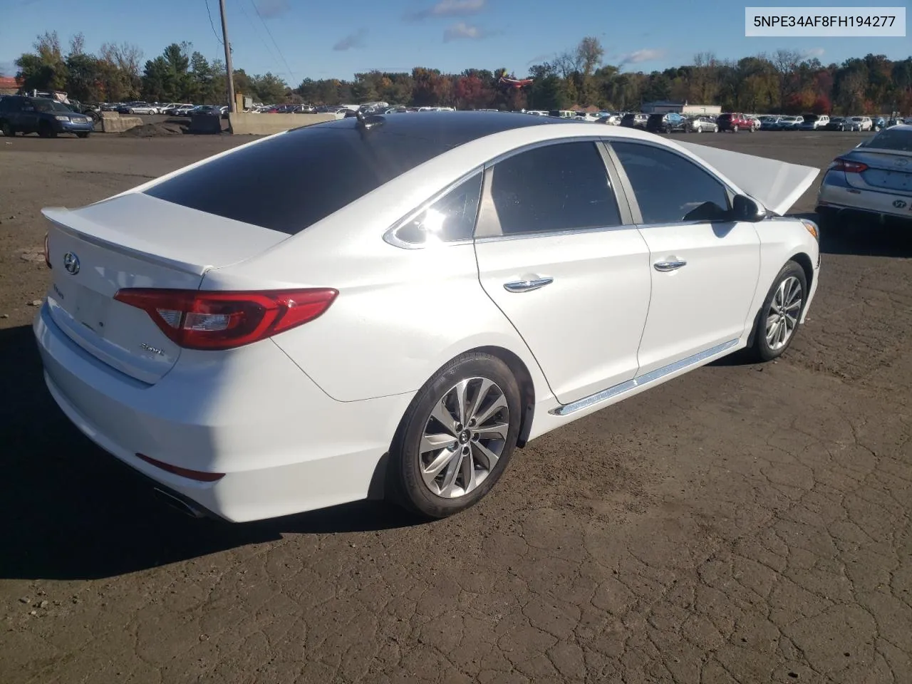 2015 Hyundai Sonata Sport VIN: 5NPE34AF8FH194277 Lot: 76145524