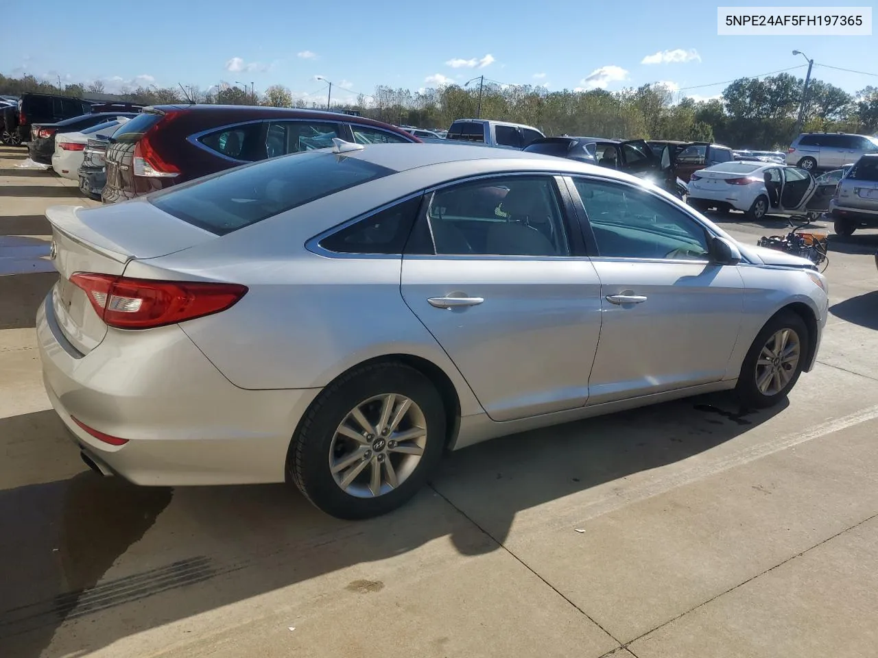 2015 Hyundai Sonata Se VIN: 5NPE24AF5FH197365 Lot: 76317344