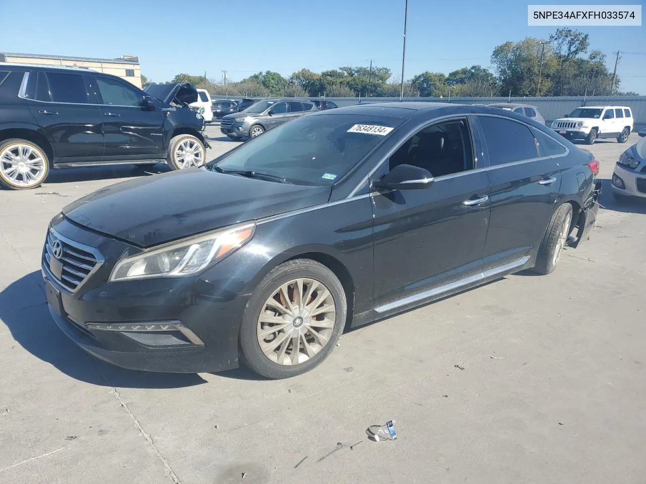 2015 Hyundai Sonata Sport VIN: 5NPE34AFXFH033574 Lot: 76348134