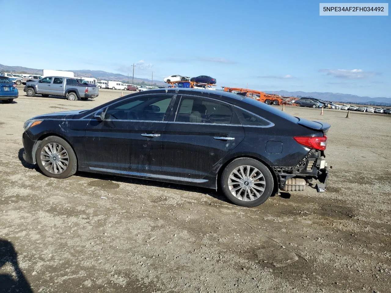 2015 Hyundai Sonata Sport VIN: 5NPE34AF2FH034492 Lot: 76402044