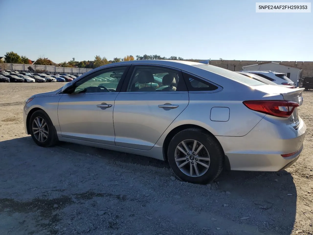 2015 Hyundai Sonata Se VIN: 5NPE24AF2FH259353 Lot: 76481624