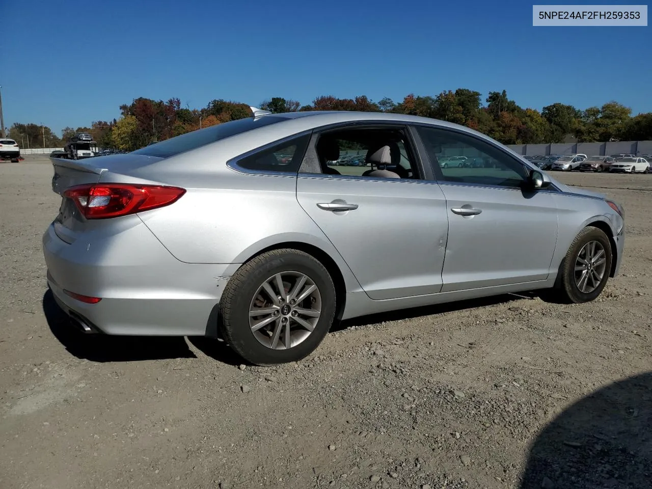 2015 Hyundai Sonata Se VIN: 5NPE24AF2FH259353 Lot: 76481624