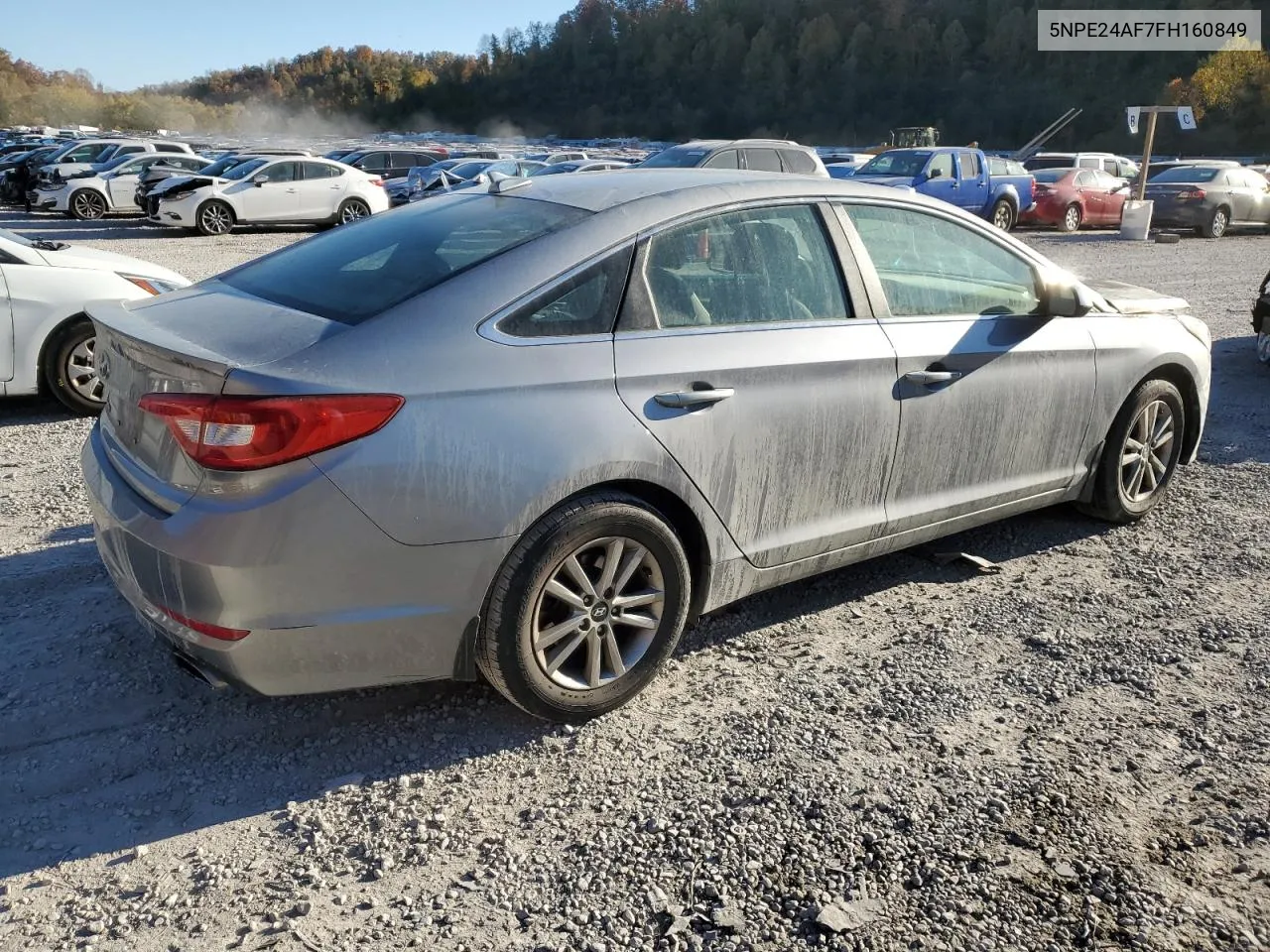 2015 Hyundai Sonata Se VIN: 5NPE24AF7FH160849 Lot: 76501294