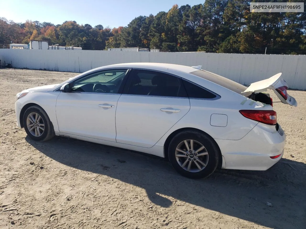 2015 Hyundai Sonata Se VIN: 5NPE24AF9FH198695 Lot: 76561224