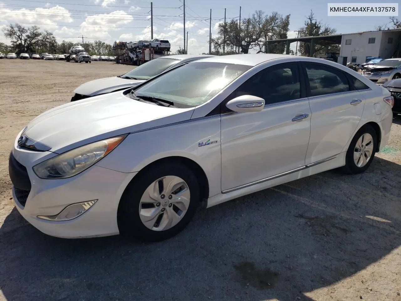 KMHEC4A4XFA137578 2015 Hyundai Sonata Hybrid