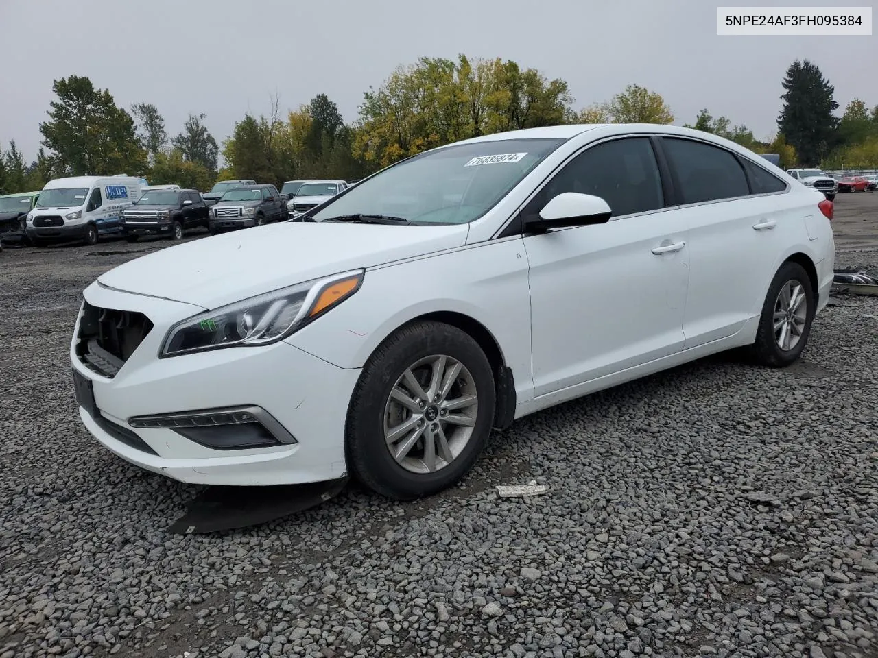 2015 Hyundai Sonata Se VIN: 5NPE24AF3FH095384 Lot: 76835874