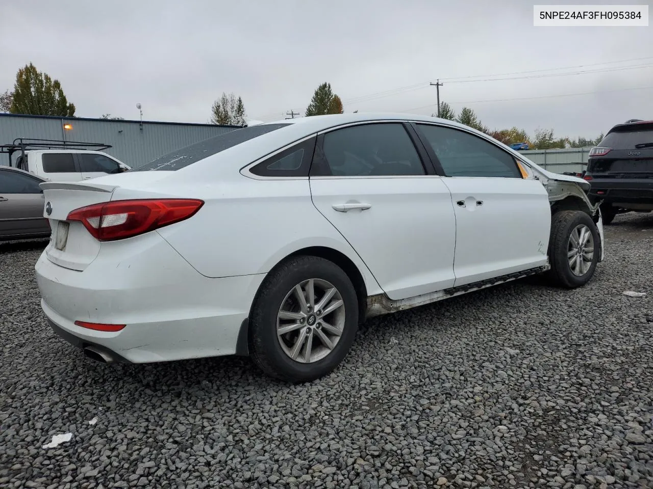 2015 Hyundai Sonata Se VIN: 5NPE24AF3FH095384 Lot: 76835874