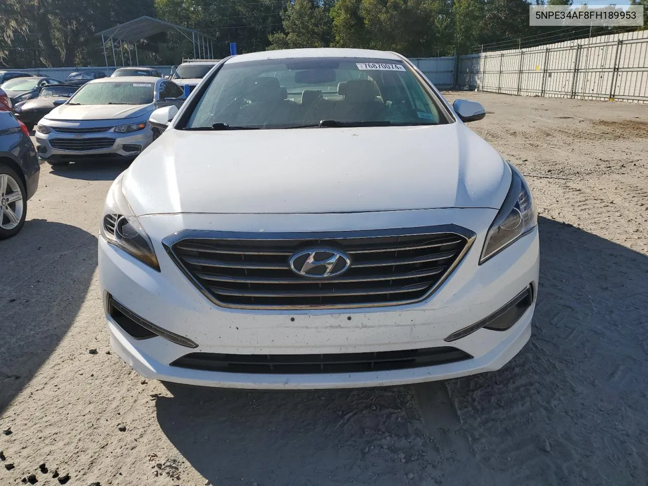 2015 Hyundai Sonata Sport VIN: 5NPE34AF8FH189953 Lot: 76870074