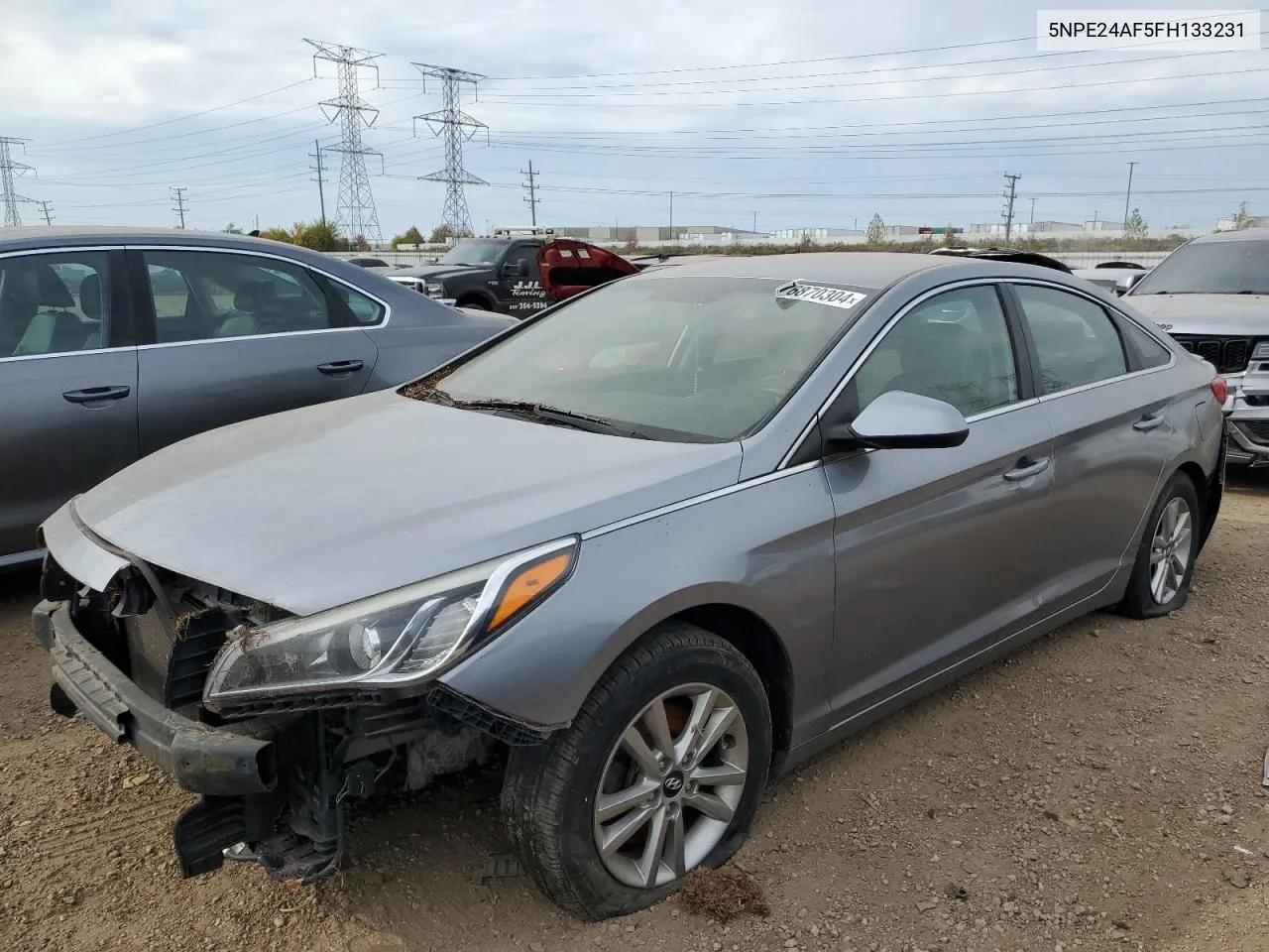 2015 Hyundai Sonata Se VIN: 5NPE24AF5FH133231 Lot: 76870304