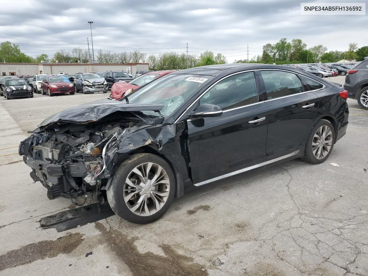 2015 Hyundai Sonata Sport VIN: 5NPE34AB5FH136592 Lot: 76898754