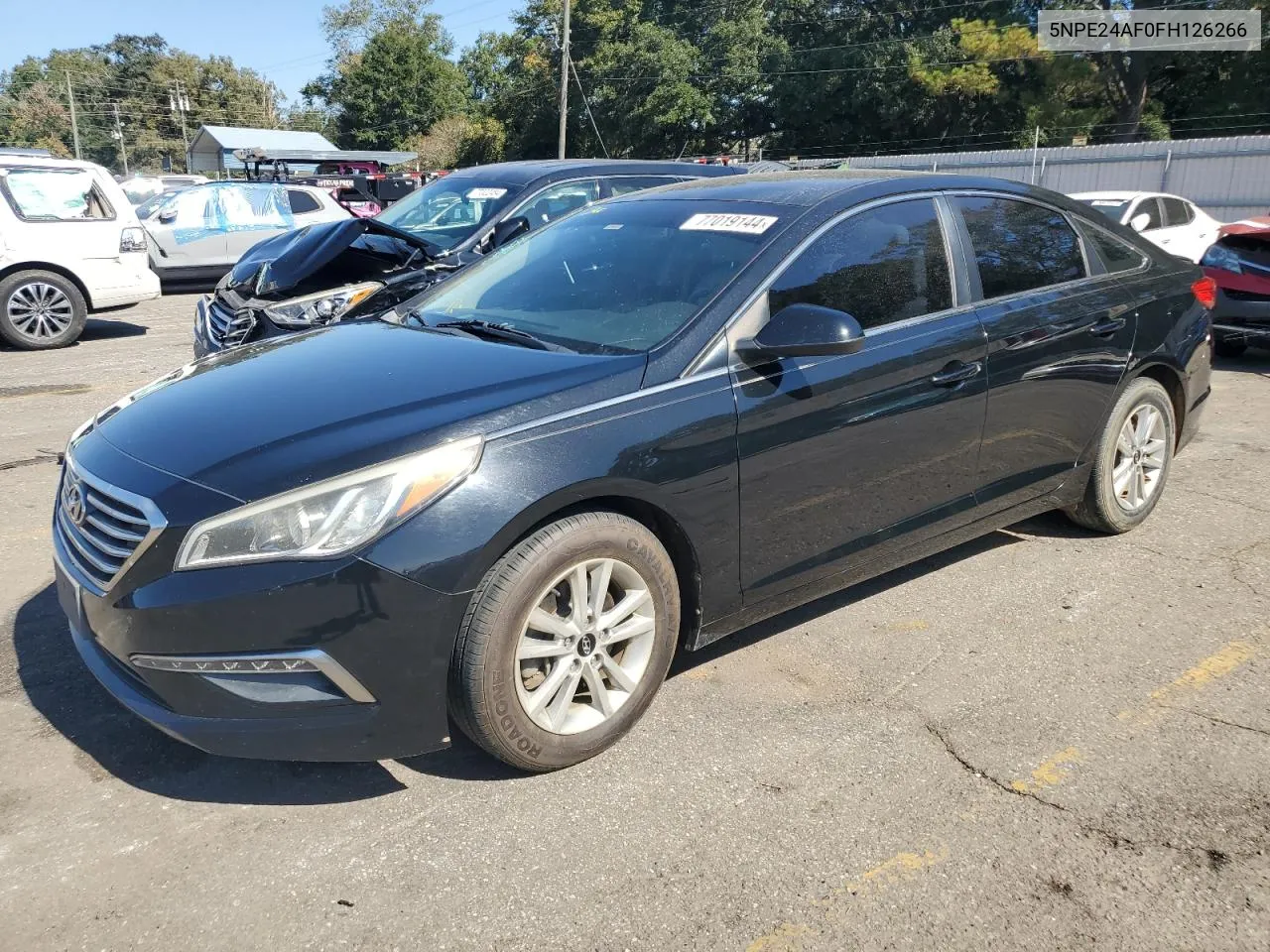 2015 Hyundai Sonata Se VIN: 5NPE24AF0FH126266 Lot: 77019144