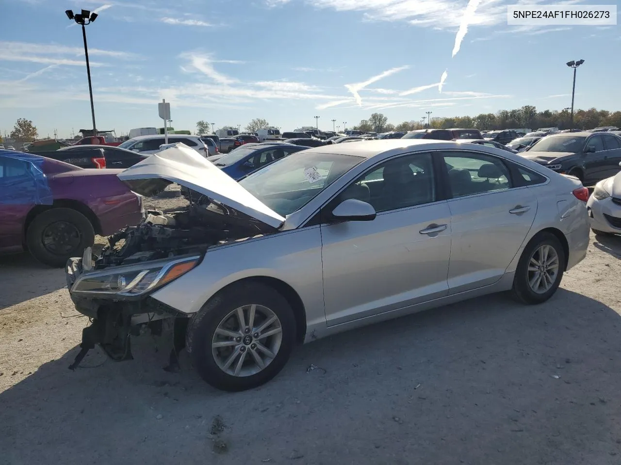 5NPE24AF1FH026273 2015 Hyundai Sonata Se