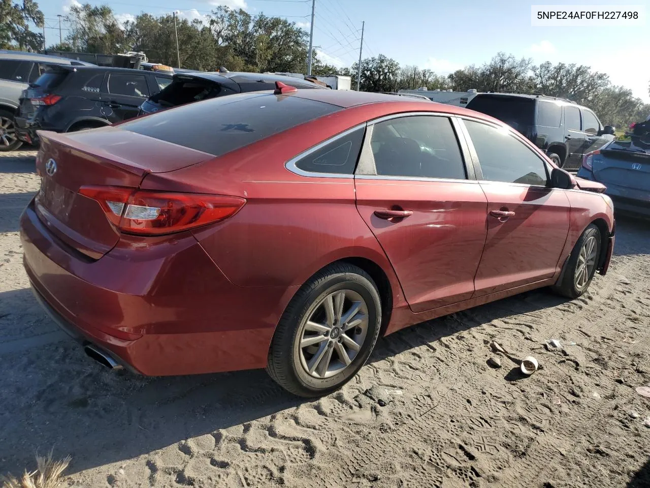 2015 Hyundai Sonata Se VIN: 5NPE24AF0FH227498 Lot: 77301504