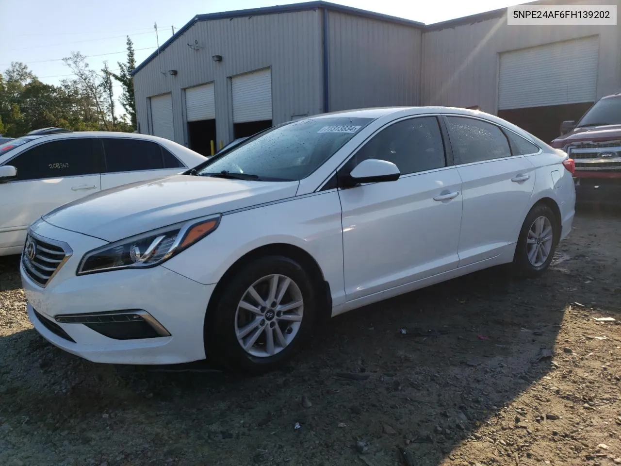 2015 Hyundai Sonata Se VIN: 5NPE24AF6FH139202 Lot: 77313834