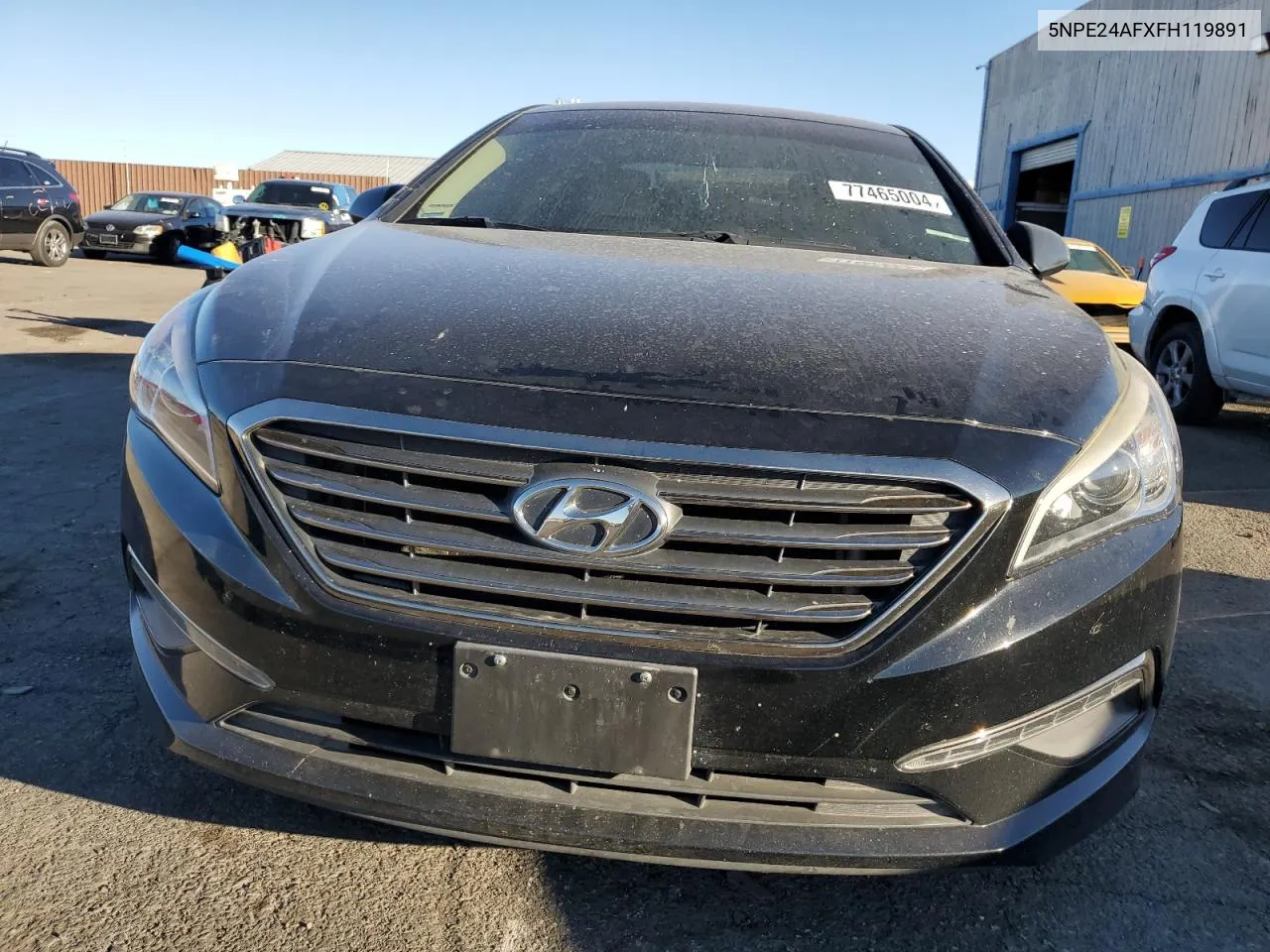 2015 Hyundai Sonata Se VIN: 5NPE24AFXFH119891 Lot: 77465004