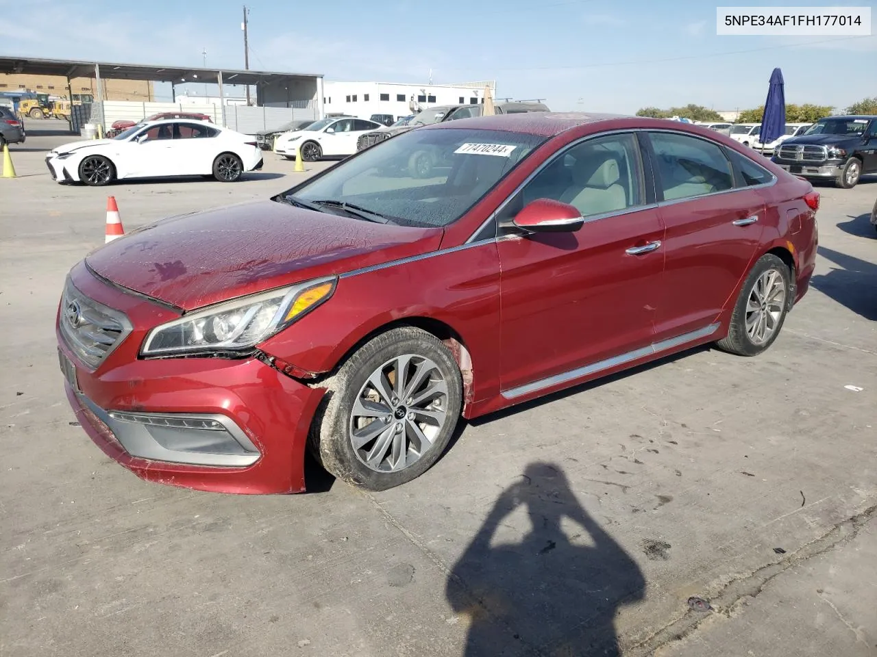 5NPE34AF1FH177014 2015 Hyundai Sonata Sport