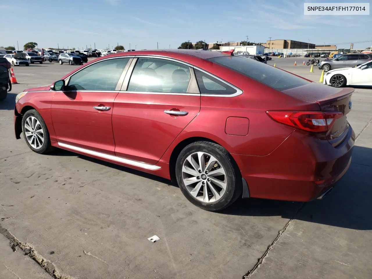 5NPE34AF1FH177014 2015 Hyundai Sonata Sport