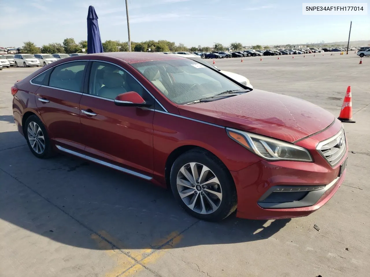 5NPE34AF1FH177014 2015 Hyundai Sonata Sport