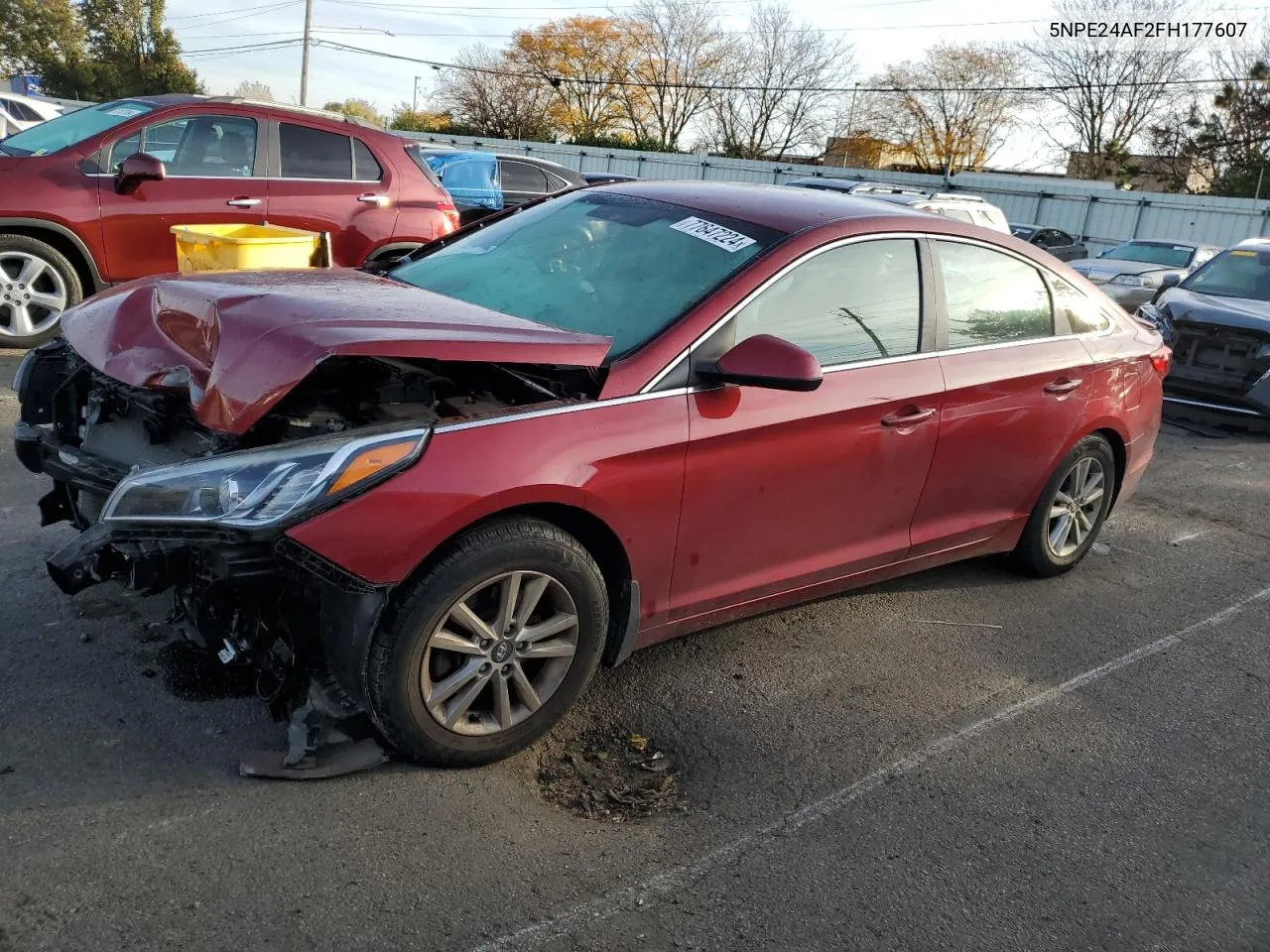 2015 Hyundai Sonata Se VIN: 5NPE24AF2FH177607 Lot: 77647224