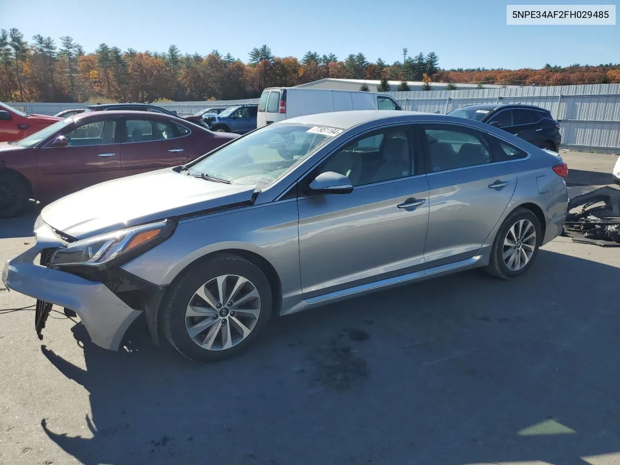 2015 Hyundai Sonata Sport VIN: 5NPE34AF2FH029485 Lot: 77951194