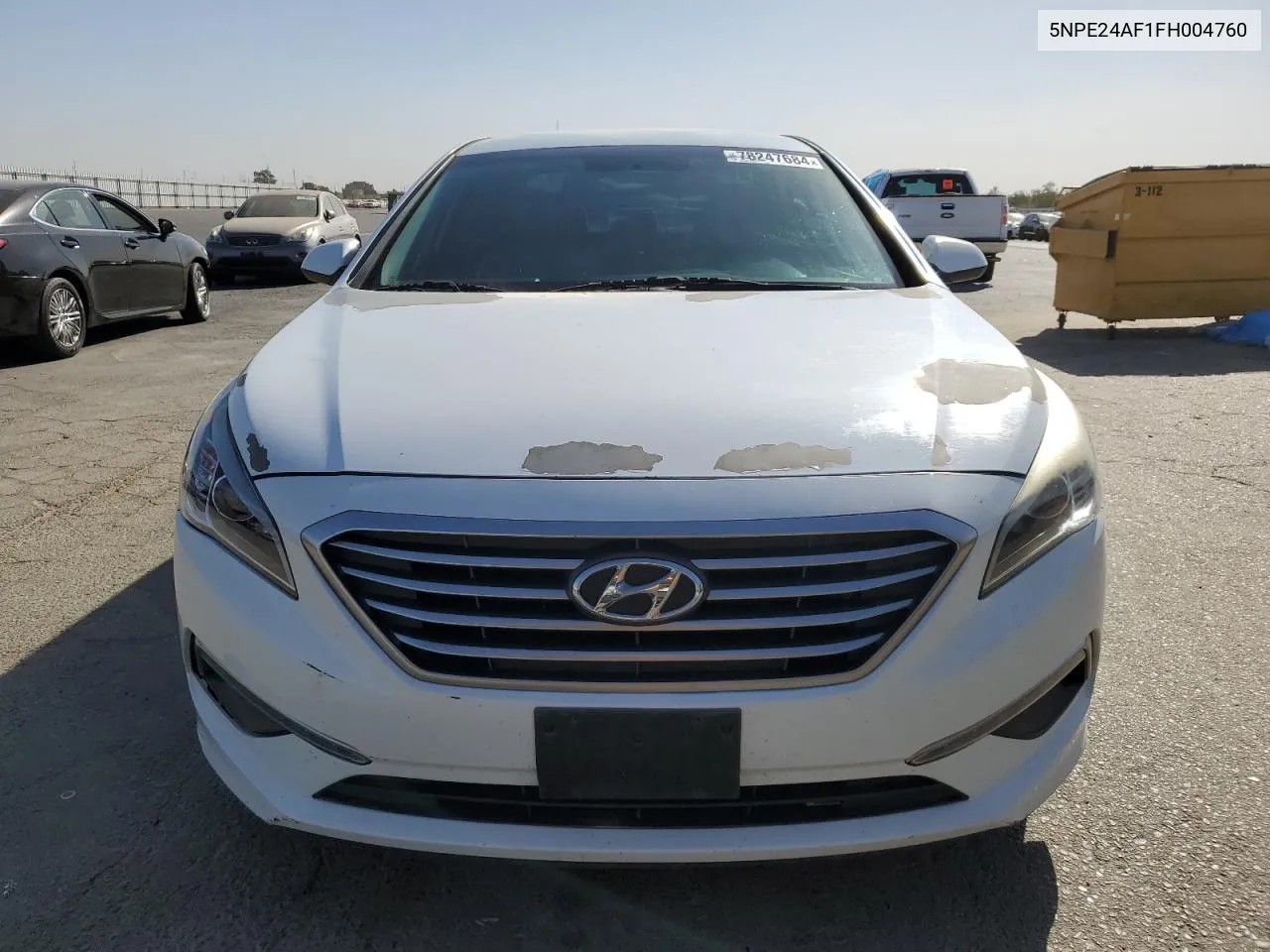 2015 Hyundai Sonata Se VIN: 5NPE24AF1FH004760 Lot: 78247684