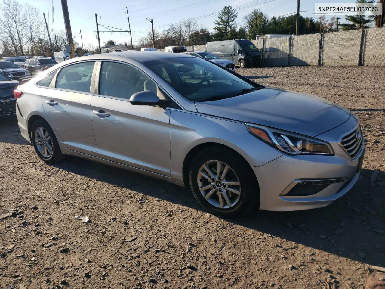 2015 Hyundai Sonata Se VIN: 5NPE24AF5FH007063 Lot: 78276874