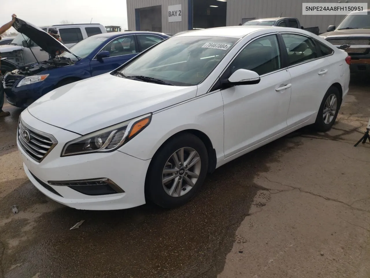 2015 Hyundai Sonata Eco VIN: 5NPE24AA8FH150951 Lot: 78467804