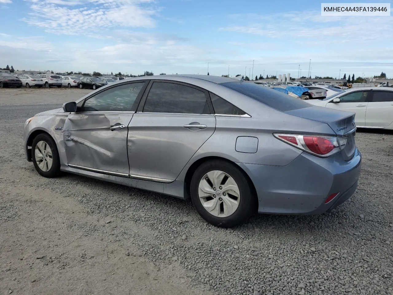 2015 Hyundai Sonata Hybrid VIN: KMHEC4A43FA139446 Lot: 78510004