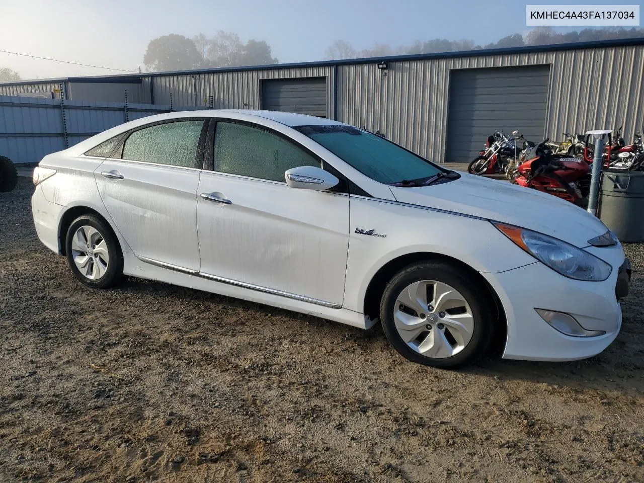 2015 Hyundai Sonata Hybrid VIN: KMHEC4A43FA137034 Lot: 78610544