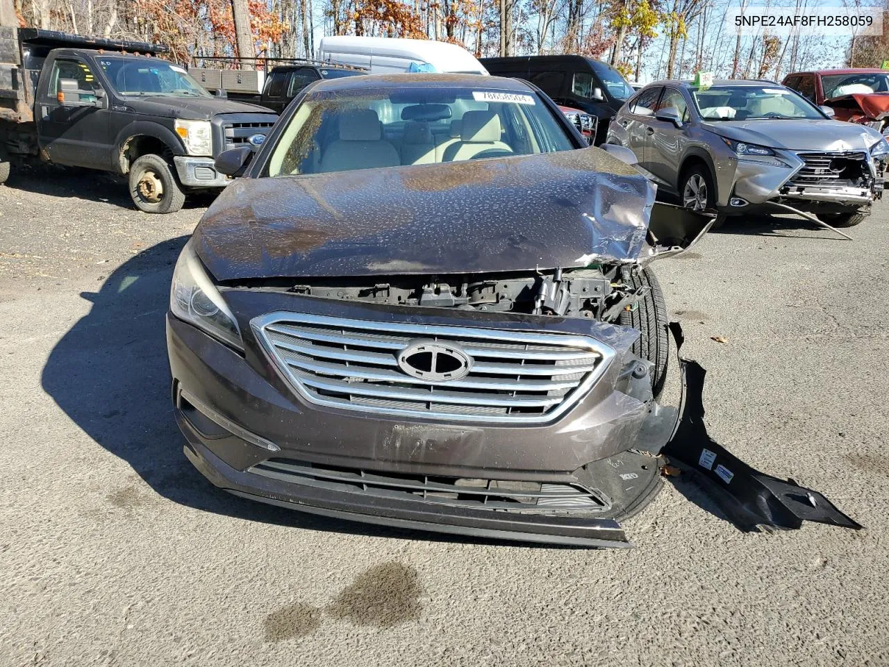 2015 Hyundai Sonata Se VIN: 5NPE24AF8FH258059 Lot: 78658504