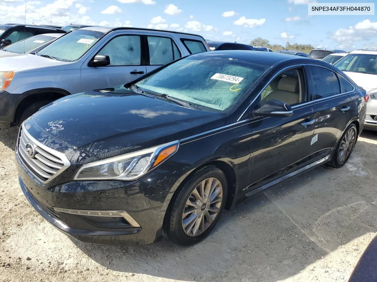 2015 Hyundai Sonata Sport VIN: 5NPE34AF3FH044870 Lot: 78673294