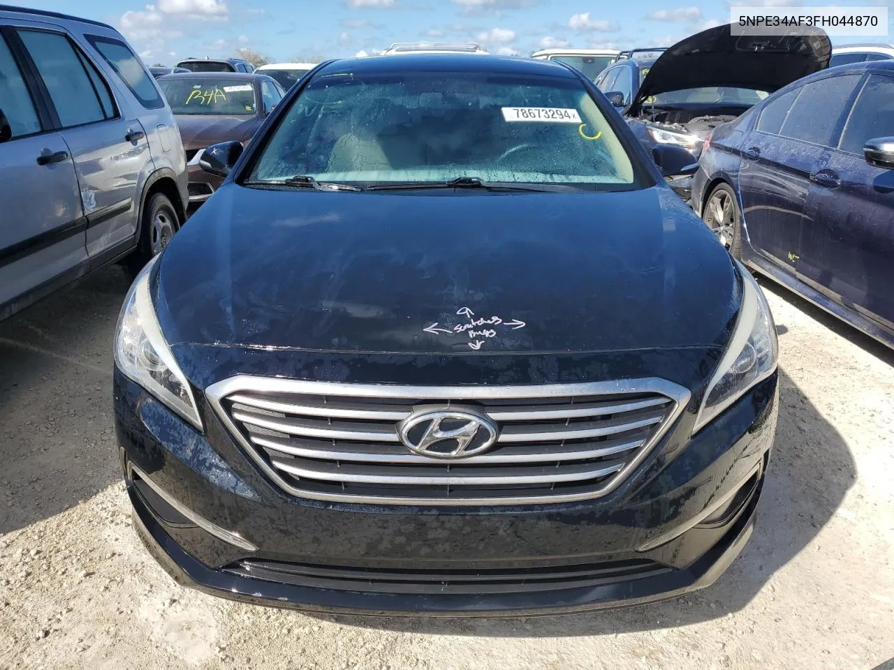 2015 Hyundai Sonata Sport VIN: 5NPE34AF3FH044870 Lot: 78673294