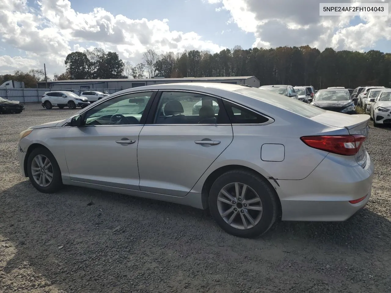 2015 Hyundai Sonata Se VIN: 5NPE24AF2FH104043 Lot: 78760114