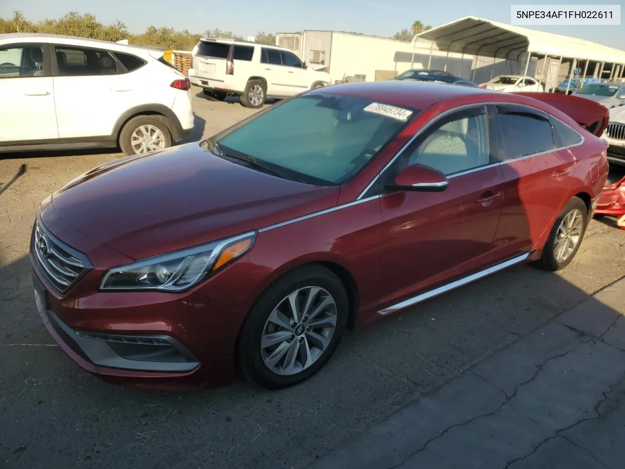 2015 Hyundai Sonata Sport VIN: 5NPE34AF1FH022611 Lot: 78945734