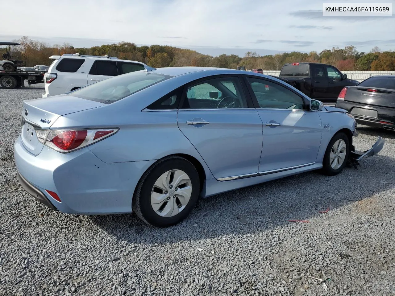 2015 Hyundai Sonata Hybrid VIN: KMHEC4A46FA119689 Lot: 79039174