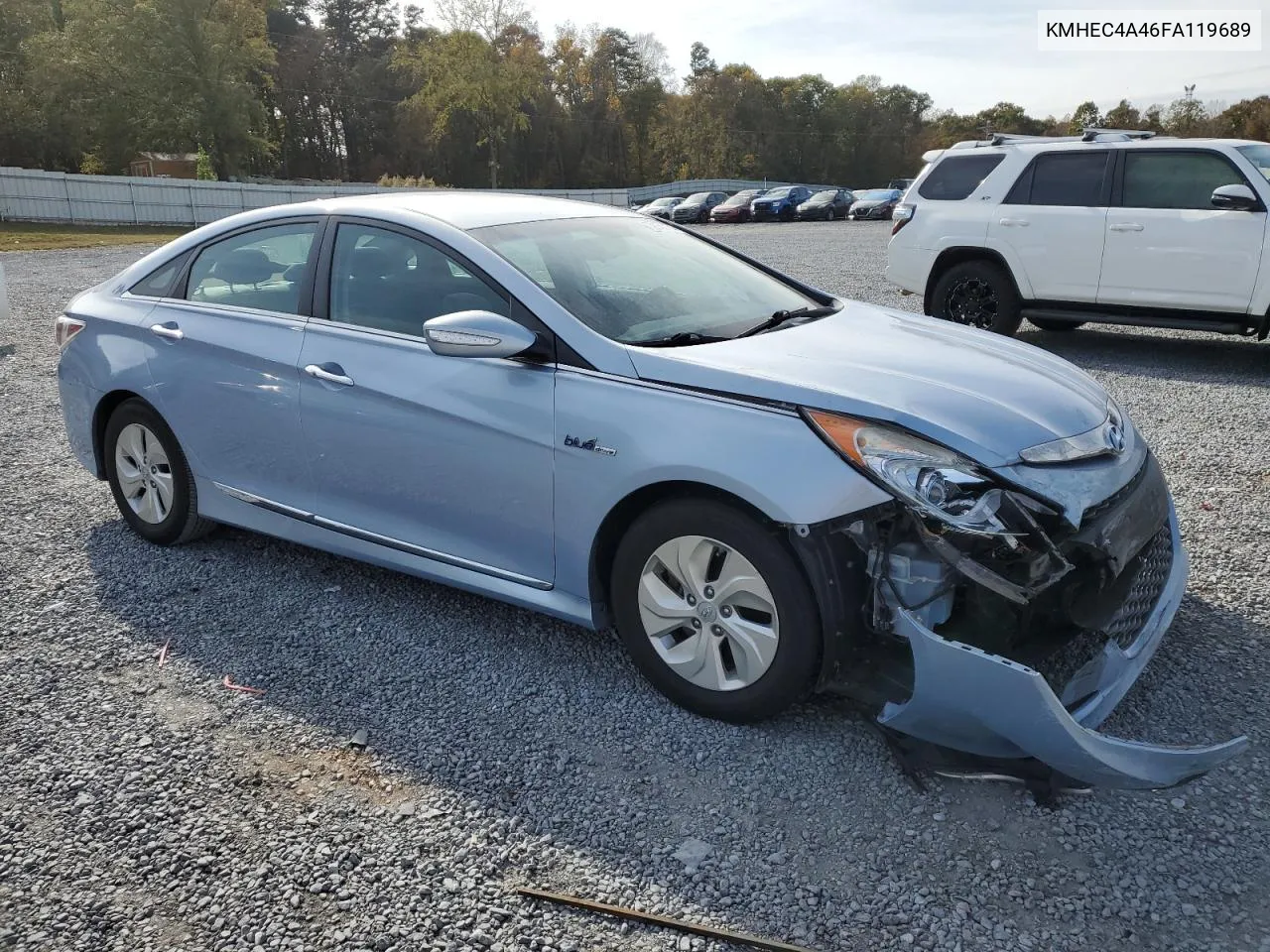 2015 Hyundai Sonata Hybrid VIN: KMHEC4A46FA119689 Lot: 79039174