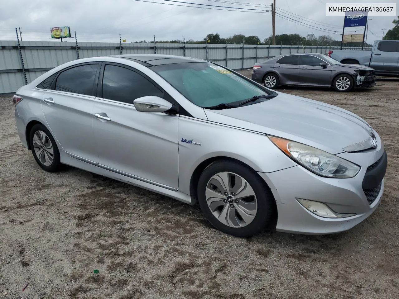 2015 Hyundai Sonata Hybrid VIN: KMHEC4A46FA136637 Lot: 79086774